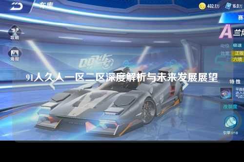 91人久人一区二区深度解析与未来发展展望