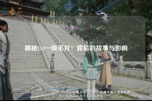 揭秘114一级毛片：背后的故事与影响