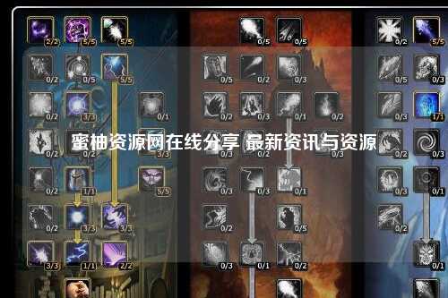 蜜柚资源网在线分享 最新资讯与资源